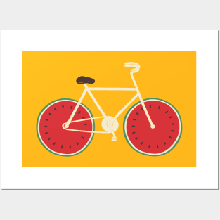 water-melon bike Posters and Art